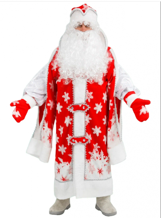 Карнавальный костюм "Дед Мороз Царский"